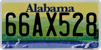 AL license plate 66AX528