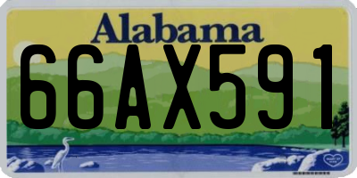 AL license plate 66AX591