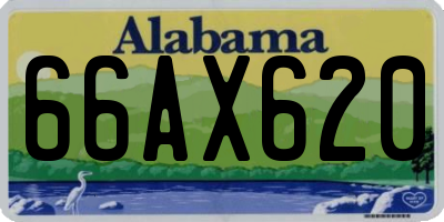 AL license plate 66AX620