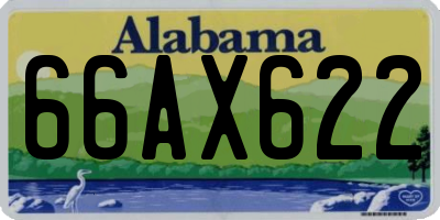 AL license plate 66AX622