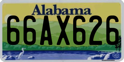 AL license plate 66AX626