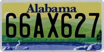 AL license plate 66AX627