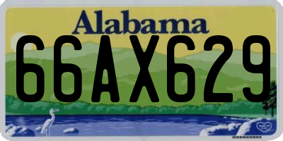 AL license plate 66AX629