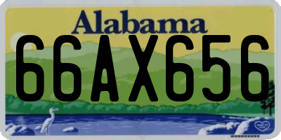 AL license plate 66AX656
