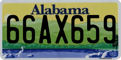 AL license plate 66AX659