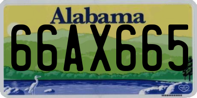 AL license plate 66AX665