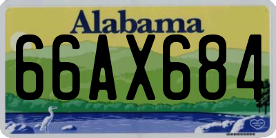 AL license plate 66AX684