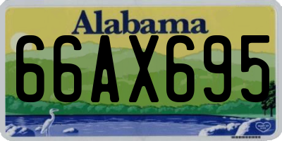 AL license plate 66AX695
