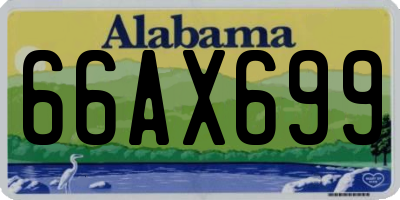 AL license plate 66AX699