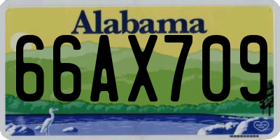 AL license plate 66AX709
