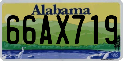 AL license plate 66AX719