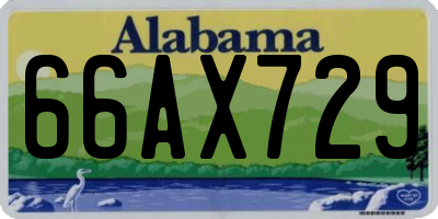 AL license plate 66AX729