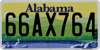 AL license plate 66AX764