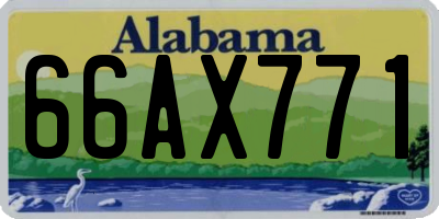 AL license plate 66AX771