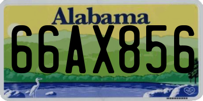 AL license plate 66AX856