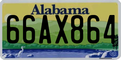 AL license plate 66AX864