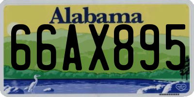 AL license plate 66AX895