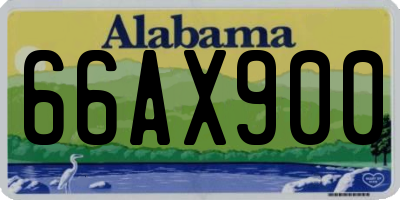 AL license plate 66AX900