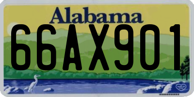 AL license plate 66AX901