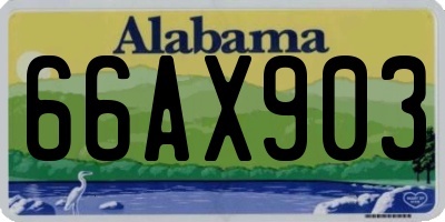 AL license plate 66AX903