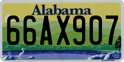 AL license plate 66AX907