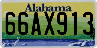 AL license plate 66AX913