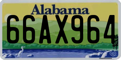 AL license plate 66AX964