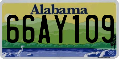 AL license plate 66AY109