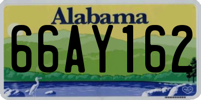 AL license plate 66AY162