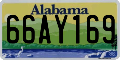 AL license plate 66AY169