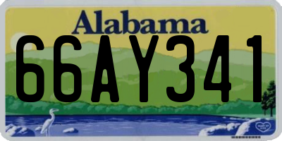 AL license plate 66AY341