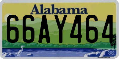 AL license plate 66AY464