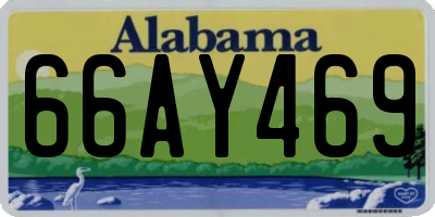 AL license plate 66AY469