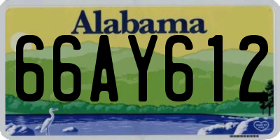 AL license plate 66AY612