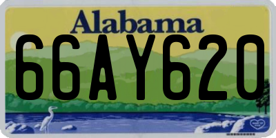 AL license plate 66AY620
