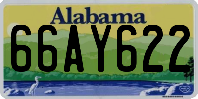AL license plate 66AY622
