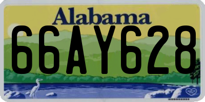 AL license plate 66AY628