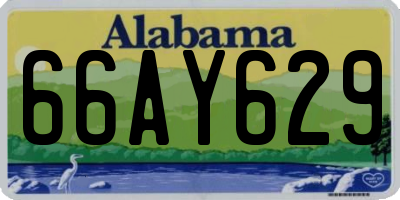 AL license plate 66AY629