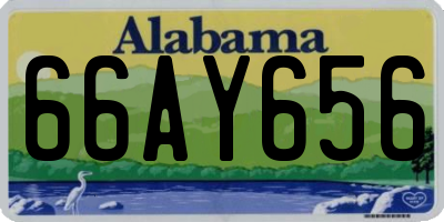 AL license plate 66AY656