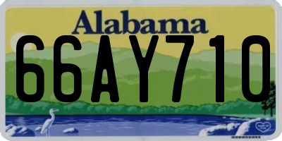 AL license plate 66AY710