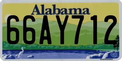 AL license plate 66AY712