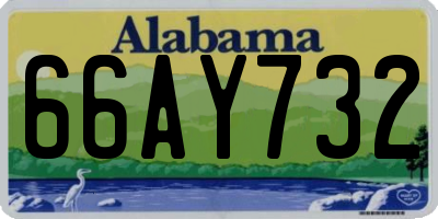 AL license plate 66AY732
