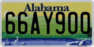 AL license plate 66AY900