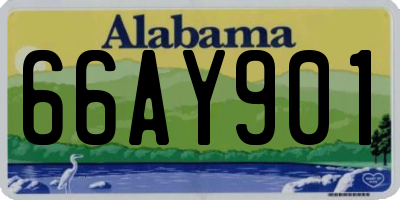 AL license plate 66AY901