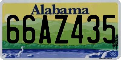 AL license plate 66AZ435