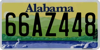 AL license plate 66AZ448