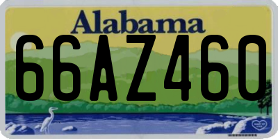 AL license plate 66AZ460