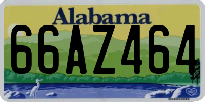 AL license plate 66AZ464