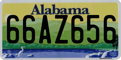 AL license plate 66AZ656