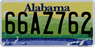 AL license plate 66AZ762